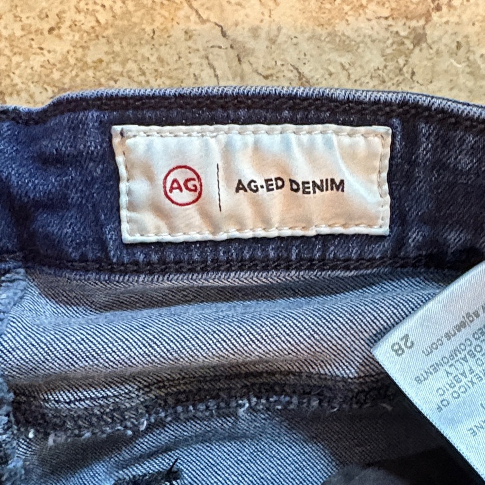 AG Adriano Goldschmied Indigo Straight Leg Jeans - Picture 2 of 7